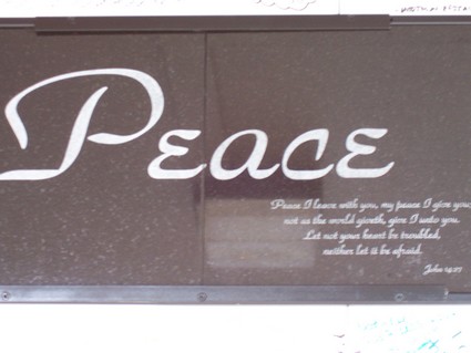 Peace Plaque